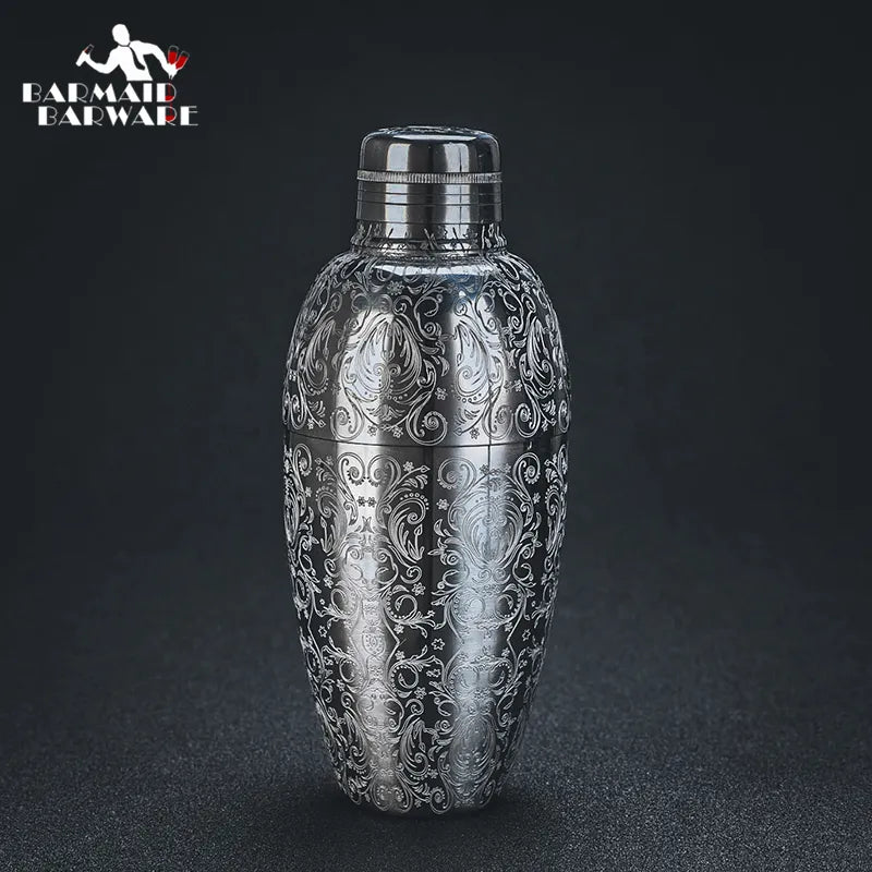 Vintage Bar Shaker Stainless Steel Cocktail Boston Bar Shaker - Culinarywellbeing