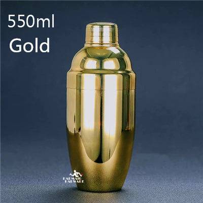 Vintage Bar Shaker Stainless Steel Cocktail Boston Bar Shaker - Culinarywellbeing