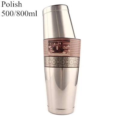 Vintage Bar Shaker Stainless Steel Cocktail Boston Bar Shaker - Culinarywellbeing