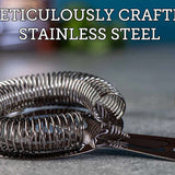 Cocktail Bar set Mixology Bartender Kit: 10-Piece Bar Tool Set with Stylish Bamboo Stand - Culinarywellbeing