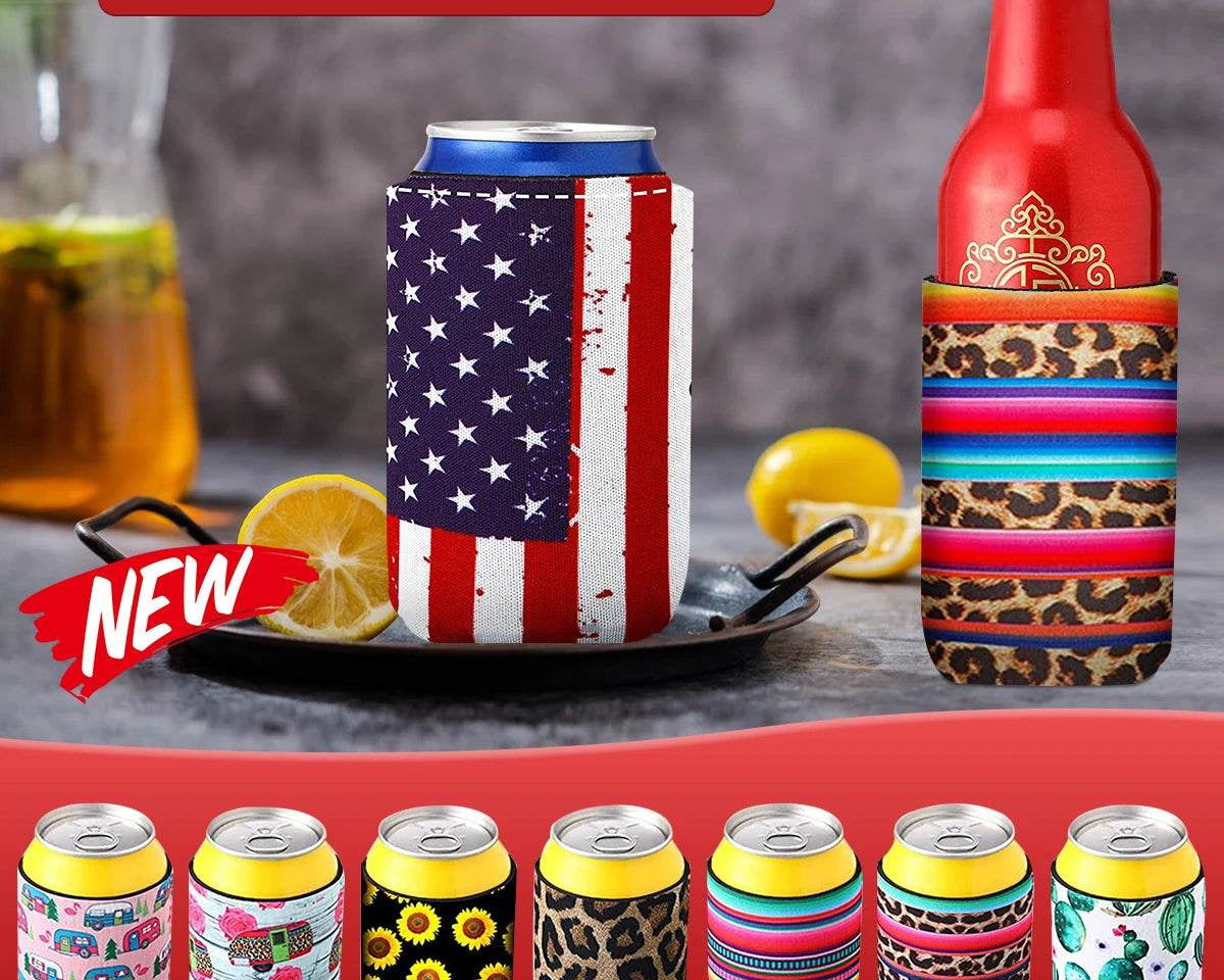 Can Sleeves Reusable Neoprene: Insulated Drink Cooler -Premium Quality