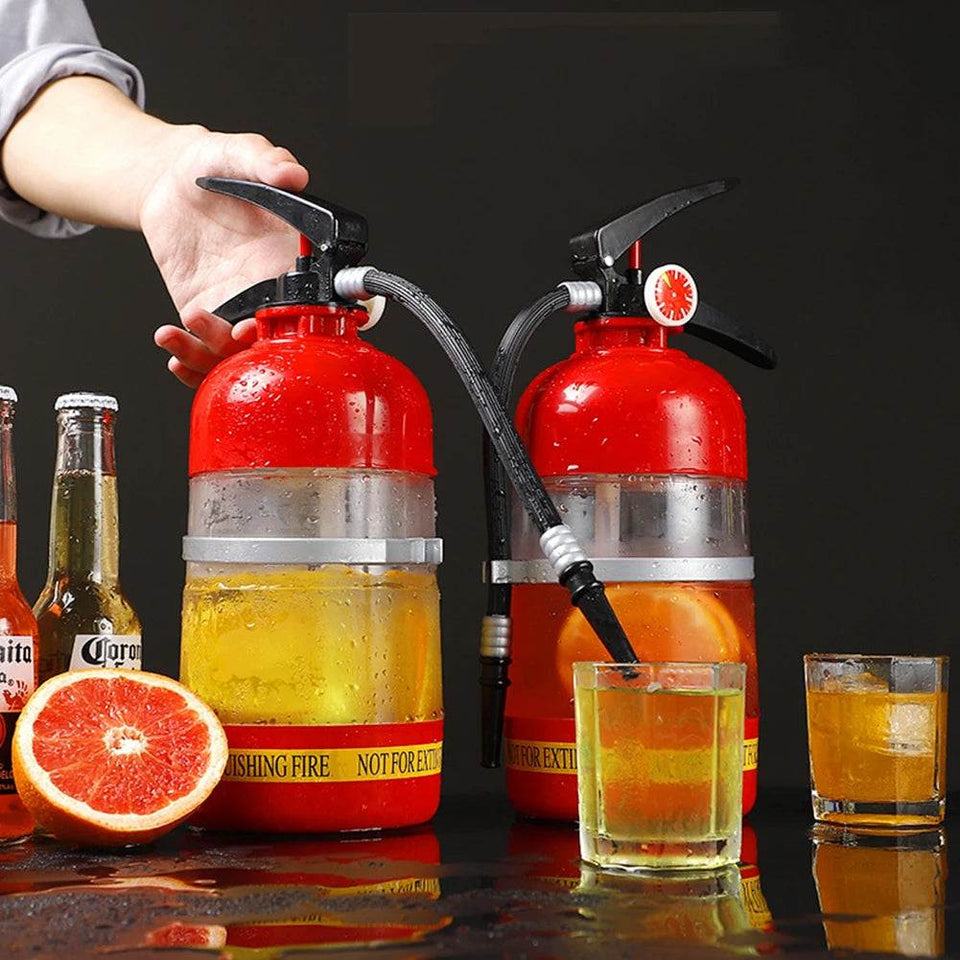 Beer Dispenser 1.5L Fire Extinguisher Shaped:Durable,Creativ