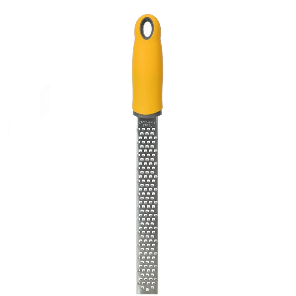 Professional 2-in-1 Citrus Zester & Cheese Grater – Razor-Sharp Stainless Steel with Non-Slip Handle | For Lemon, Parmesan, Chocolate & More - CulinaryWellBeing