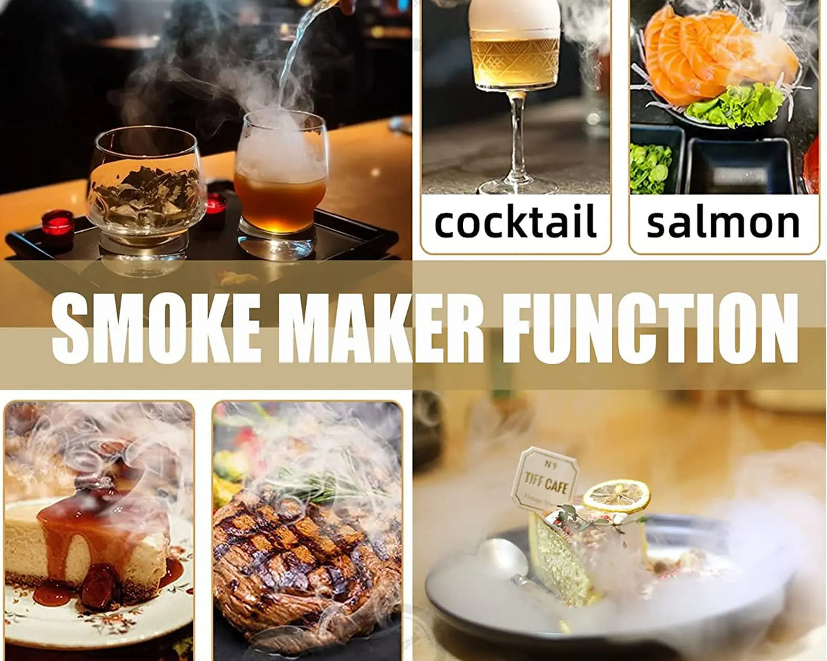 Handheld Cocktail Smoker Kit – Cold Smoke Infuser for Drinks & Food - CulinaryWellBeing