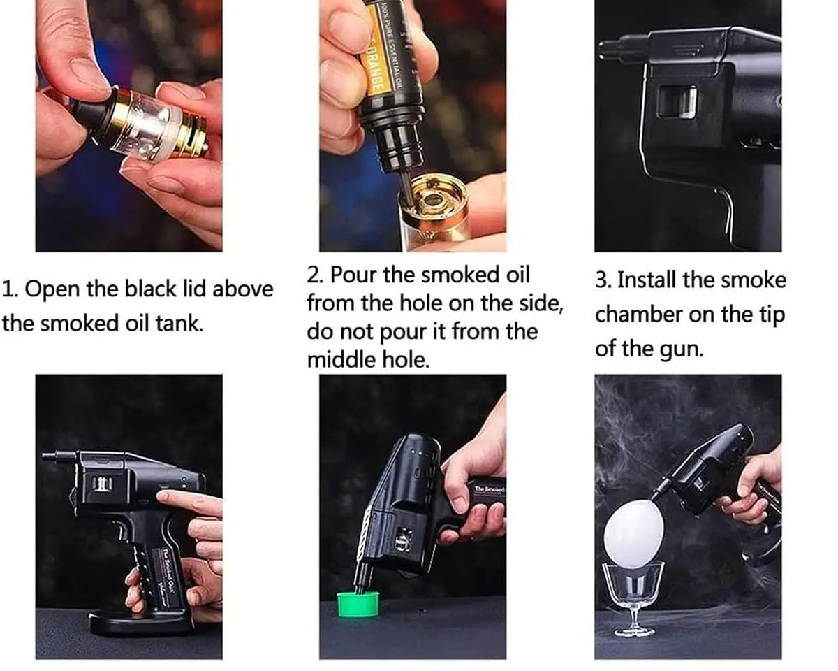 Handheld Cocktail Smoker Kit – Cold Smoke Infuser for Drinks & Food - CulinaryWellBeing