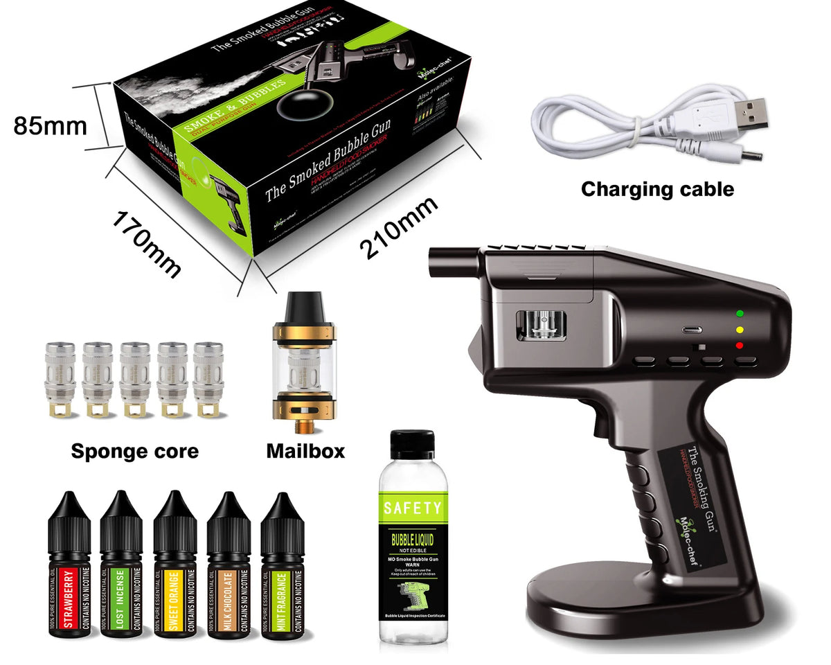 Handheld Cocktail Smoker Kit – Cold Smoke Infuser for Drinks & Food - CulinaryWellBeing