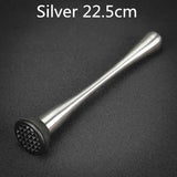 Stainless Steel Bar Mixer Barware DIY Drink Fruit Muddler Crushed Ice