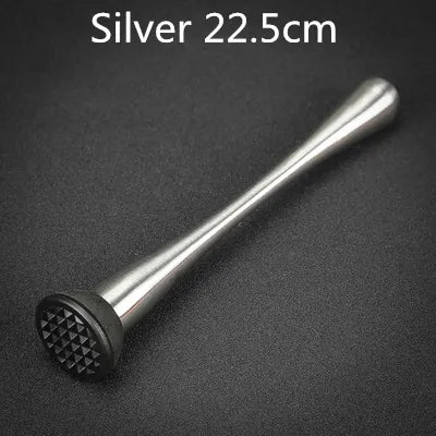 Stainless Steel Bar Mixer Barware DIY Drink Fruit Muddler Crushed Ice