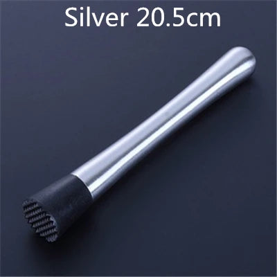 Stainless Steel Bar Mixer Barware DIY Drink Fruit Muddler Crushed Ice