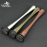 Stainless Steel Bar Mixer Barware DIY Drink Fruit Muddler Crushed Ice