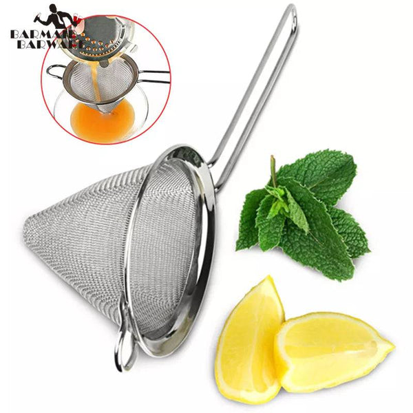 Stainless Steel Conical Cocktail Sieve Great - Culinarywellbeing