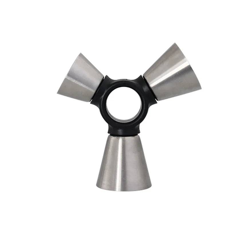 3 in 1 cocktail bar shaker stainless steel triple shaker alcohol measuring cup - Culinarywellbeing
