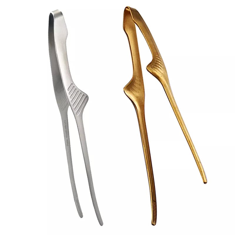 Tong Tweezer Culinary Tweezer Stainless Steel Precision Tongs for BBQ, Bar Garnish, Cooking - Culinarywellbeing