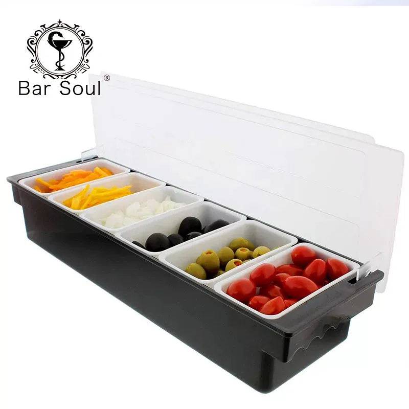 Fruit Tray With Lid Food Grade Plastic Bar Tools Professional Bartender Tools - Culinarywellbeing