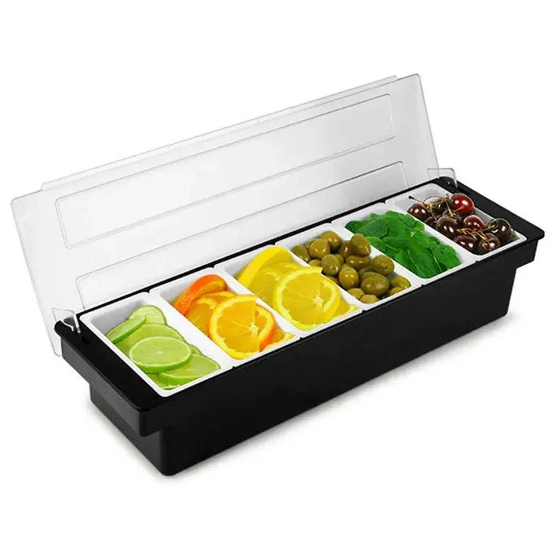 Fruit Tray With Lid Food Grade Plastic Bar Tools Professional Bartender Tools - Culinarywellbeing