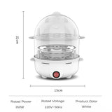 Effortless Breakfast Bliss: Multifunctional Double Layer Electric Egg Cooker - CulinaryWellBeing