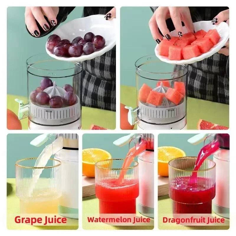 Portable USB Rechargeable Mini Multifunctional Fruit Squeezer Pressure Juicers - Culinarywellbeing