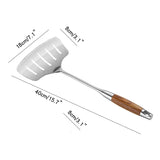 Premium Fish Spatula - 304 Stainless Steel Slotted Turner for Delicate Foods