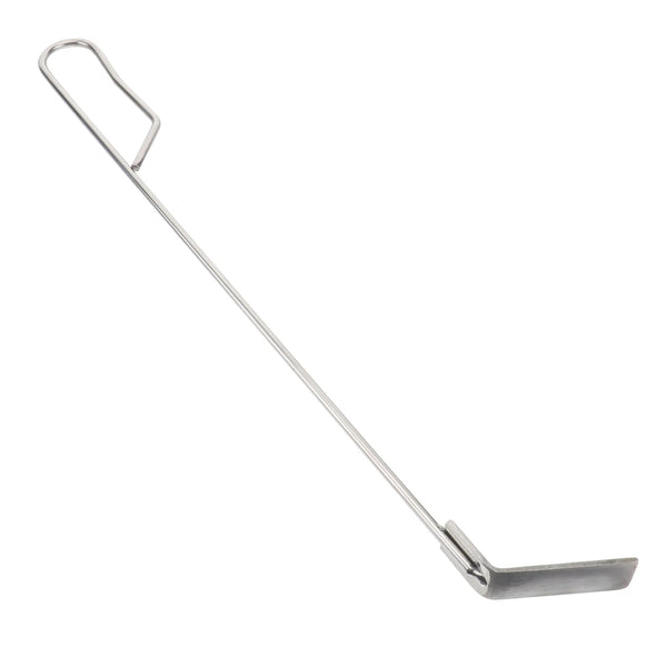 46cm Stainless Steel Ash Rake - Charcoal Smoker Tool with Hanging Hook