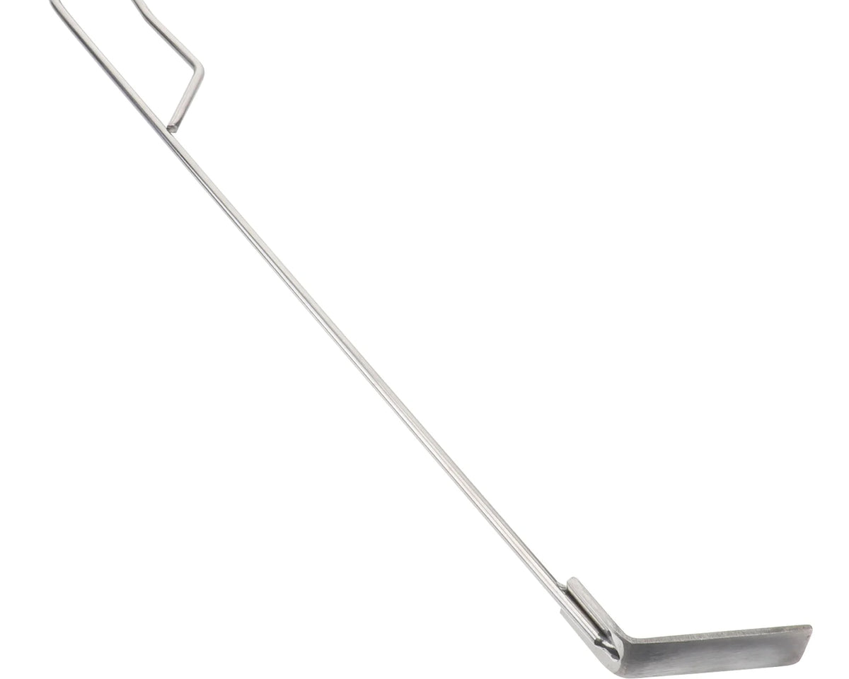 46cm Stainless Steel Ash Rake - Charcoal Smoker Tool with Hanging Hook