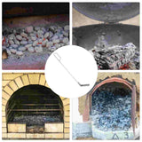 46cm Stainless Steel Ash Rake - Charcoal Smoker Tool with Hanging Hook