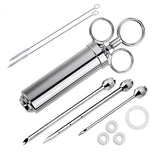 Barbecue BBQ Needle Tools Set Grill Syringe Sauce Injector Roast Needle - CulinaryWellBeing