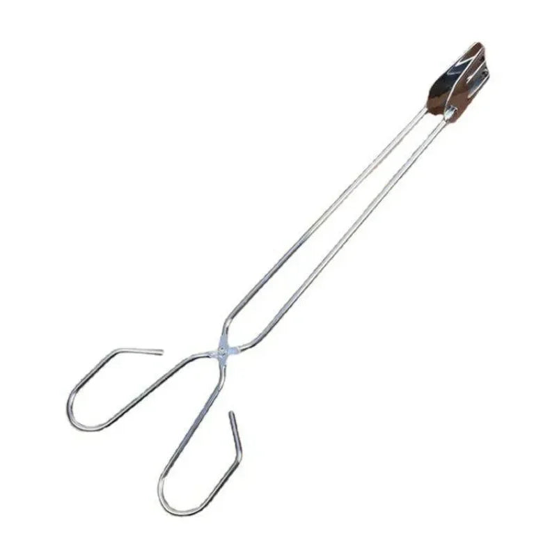 Stainless Steel BBQ Tongs - 18" Locking Food Tongs for Grilling
