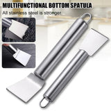 Stainless Steel Kitchen Scraper - Dual-Edge Cleaning Tool for Home