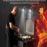 360° Magnetic BBQ Grill Light - 9 LED Super Bright, Weather Resistant, Gooseneck Camping Light (Batteries Not Included) - CulinaryWellBeing