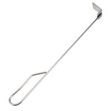 46cm Stainless Steel Ash Rake - Charcoal Smoker Tool with Hanging Hook