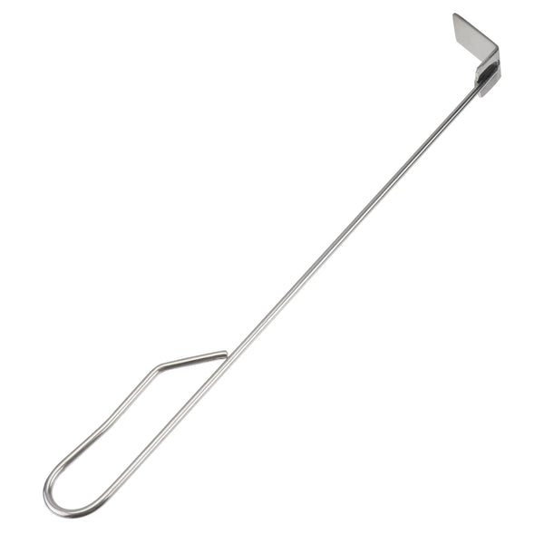 46cm Stainless Steel Ash Rake - Charcoal Smoker Tool with Hanging Hook