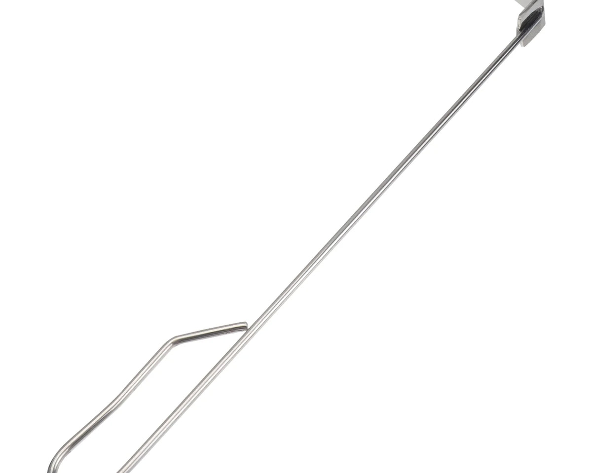 46cm Stainless Steel Ash Rake - Charcoal Smoker Tool with Hanging Hook