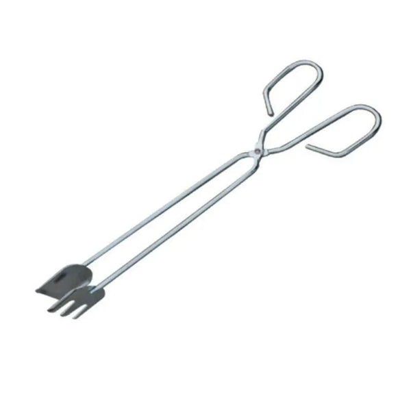 Stainless Steel BBQ Tongs - 18" Locking Food Tongs for Grilling