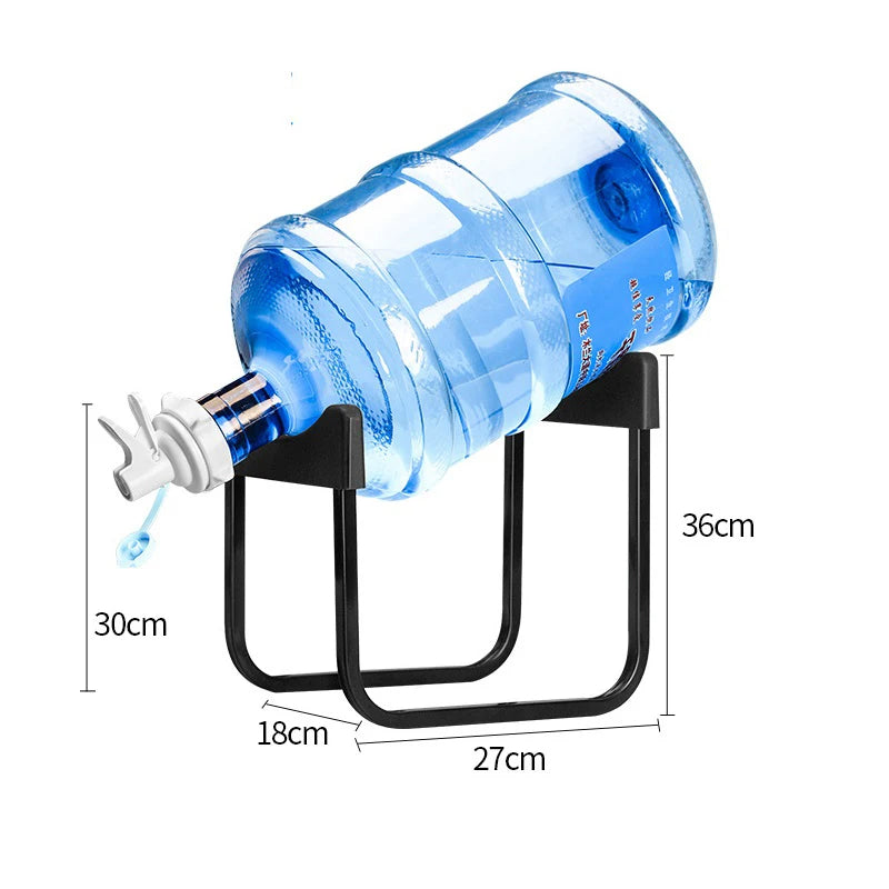 Gallon Water Bottle Holder Stand with Dispenser Valve – Rust-Resistant, Easy to Install, Portable Water Dispenser Rack for Home, Office, and Outdoor Use