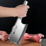 Thickened and weighted knife for bone cutting - Culinarywellbeing