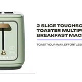 2 Slice Touchscreen Toaster Multifunction Breakfast Machine by@Outfy