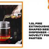 1.5L Fire Extinguisher Shaped Beer Dispenser - Fun and Novelty for Parties by@Outfy