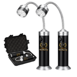 360° Magnetic BBQ Grill Light - 9 LED Super Bright, Weather Resistant, Gooseneck Camping Light (Batteries Not Included) - CulinaryWellBeing