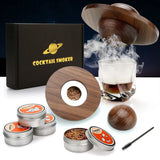 Cocktail Smoker Kit Premium Quality:Walnut Beech,for Wood Chip Flavors