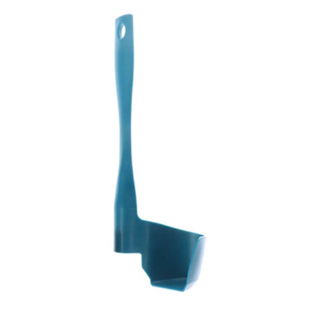 Rotating spatula for kitchen Thermomix, blue color, food-grade material.