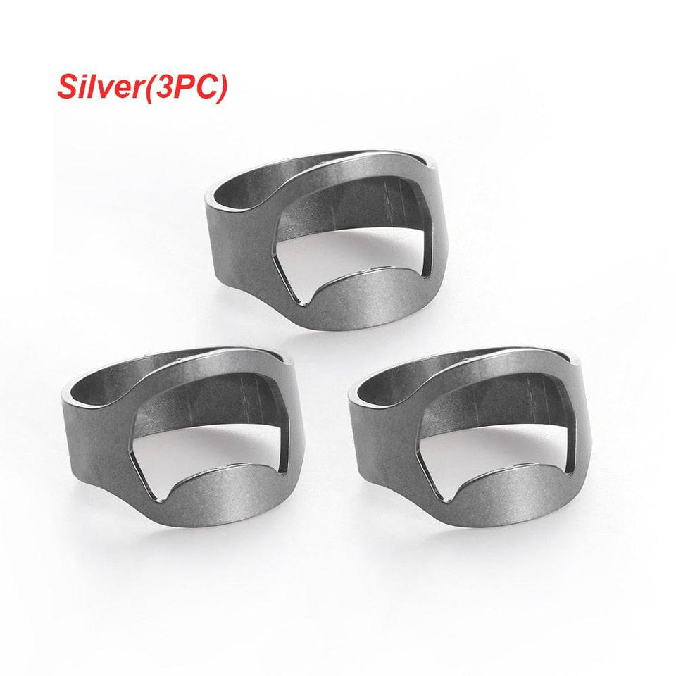 Bottles Opener Portable Finger Ring & Key Design - Culinarywellbeing