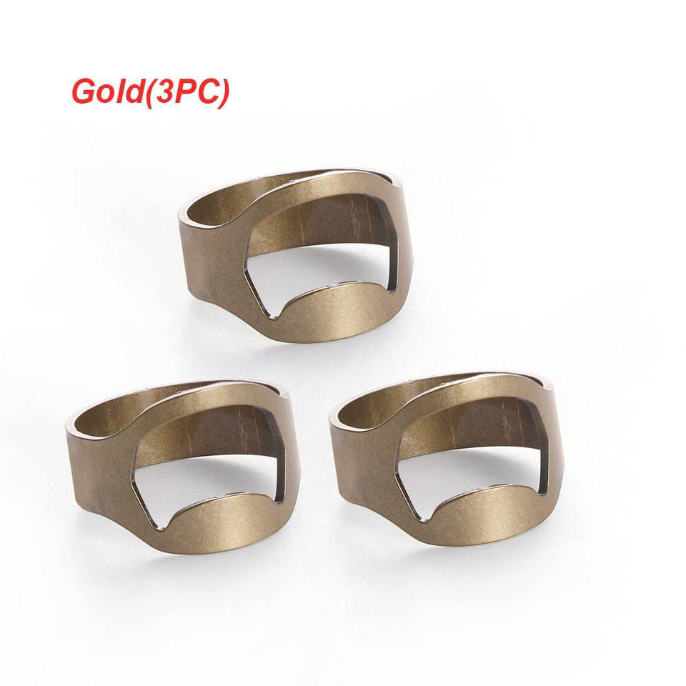 Bottles Opener Portable Finger Ring & Key Design - Culinarywellbeing