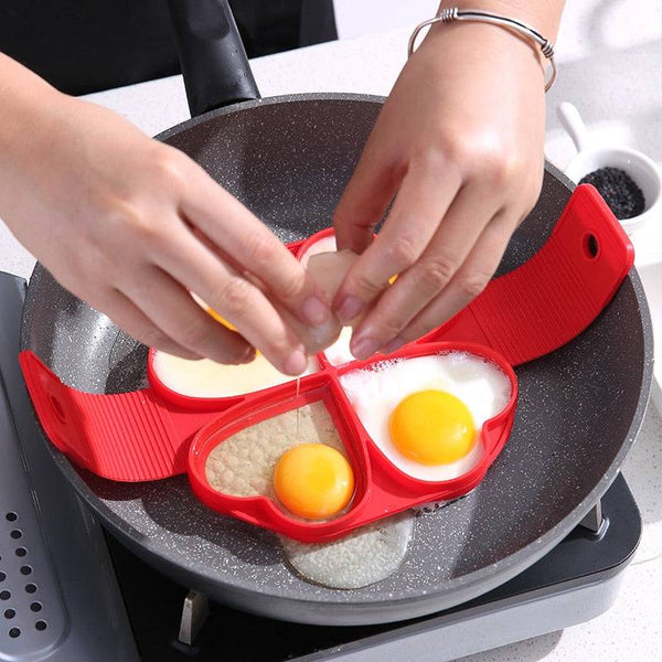 TheWellBeing™ Egg Pancake Ring Nonstick Pancake Maker Mold Silicone - Culinarywellbeing