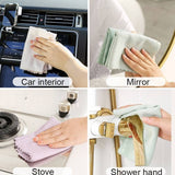 Microfiber Glass Cleaning Cloth Rag Lint-Free - Culinarywellbeing