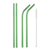 Metal drinking straws With Cleaner Brush 304 Stainless Steel
