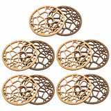 Wooden Coasters Set: Farmhouse Decor for Tea Coffee and Table Protection - Culinarywellbeing