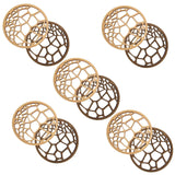 Wooden Coasters Set: Farmhouse Decor for Tea Coffee and Table Protection - Culinarywellbeing