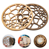 Wooden Coasters Set: Farmhouse Decor for Tea Coffee and Table Protection - Culinarywellbeing