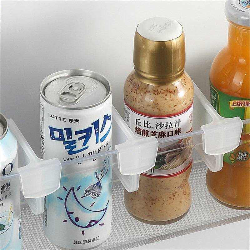 Refrigerator Storage Partition Board Retractable Plastic Divider Storage Splint