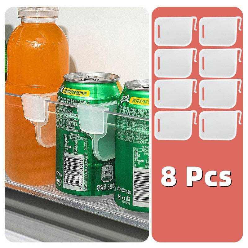 Refrigerator Storage Partition Board Retractable Plastic Divider Storage Splint